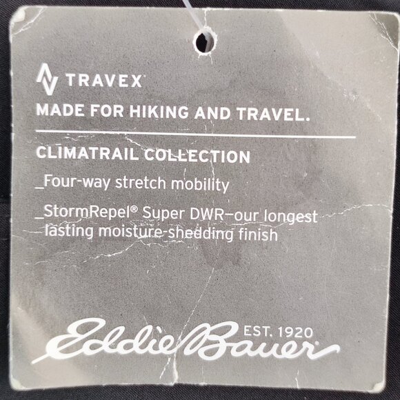 Eddie Bauer Travex Climatrail Outdoor convertible pants black women's size 14 - Picture 8 of 15